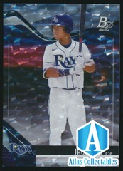 2021 Bowman Platinum Ice Foil Jhon Diaz Tampa Bay Rays #TOP-28